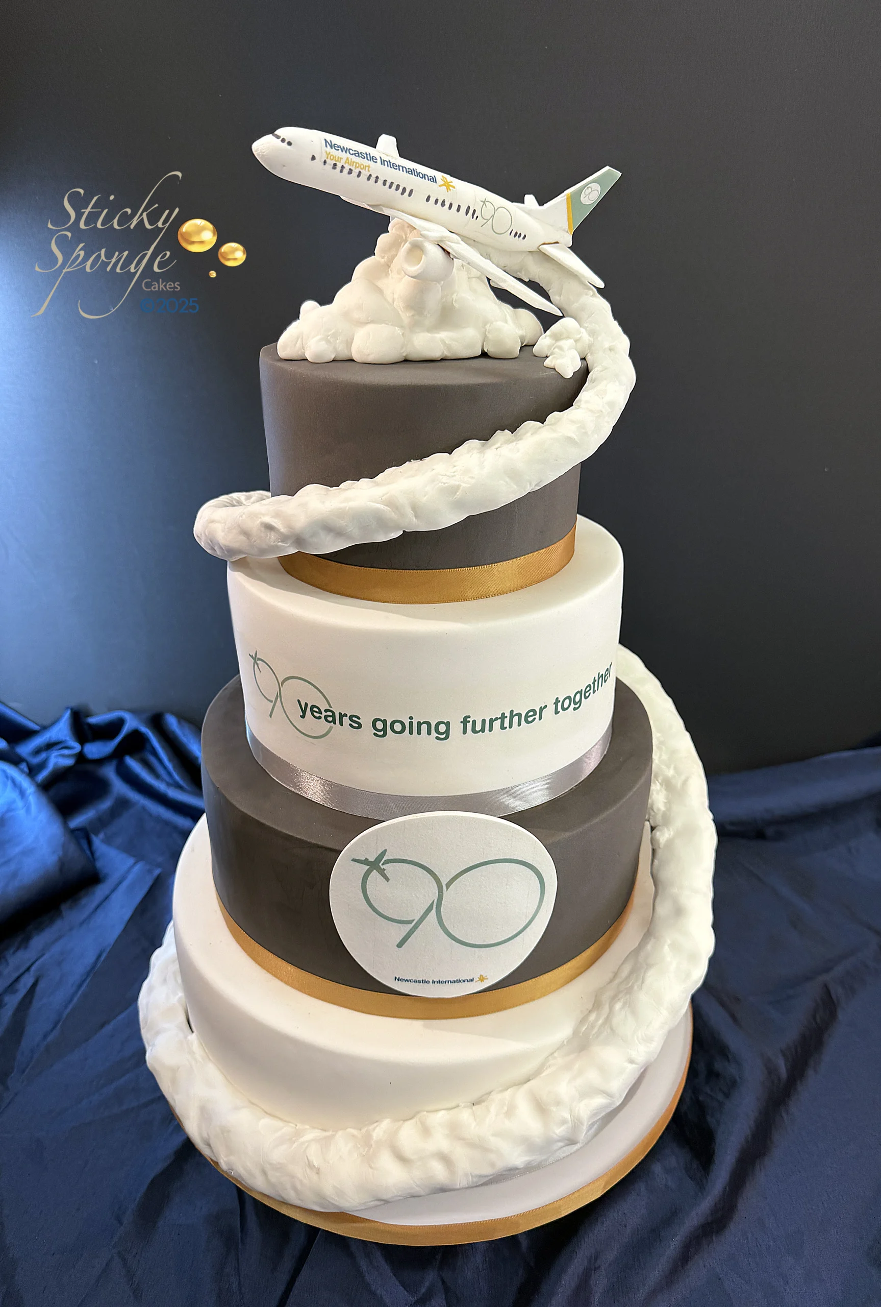 Newcastle Airport 90th cake
