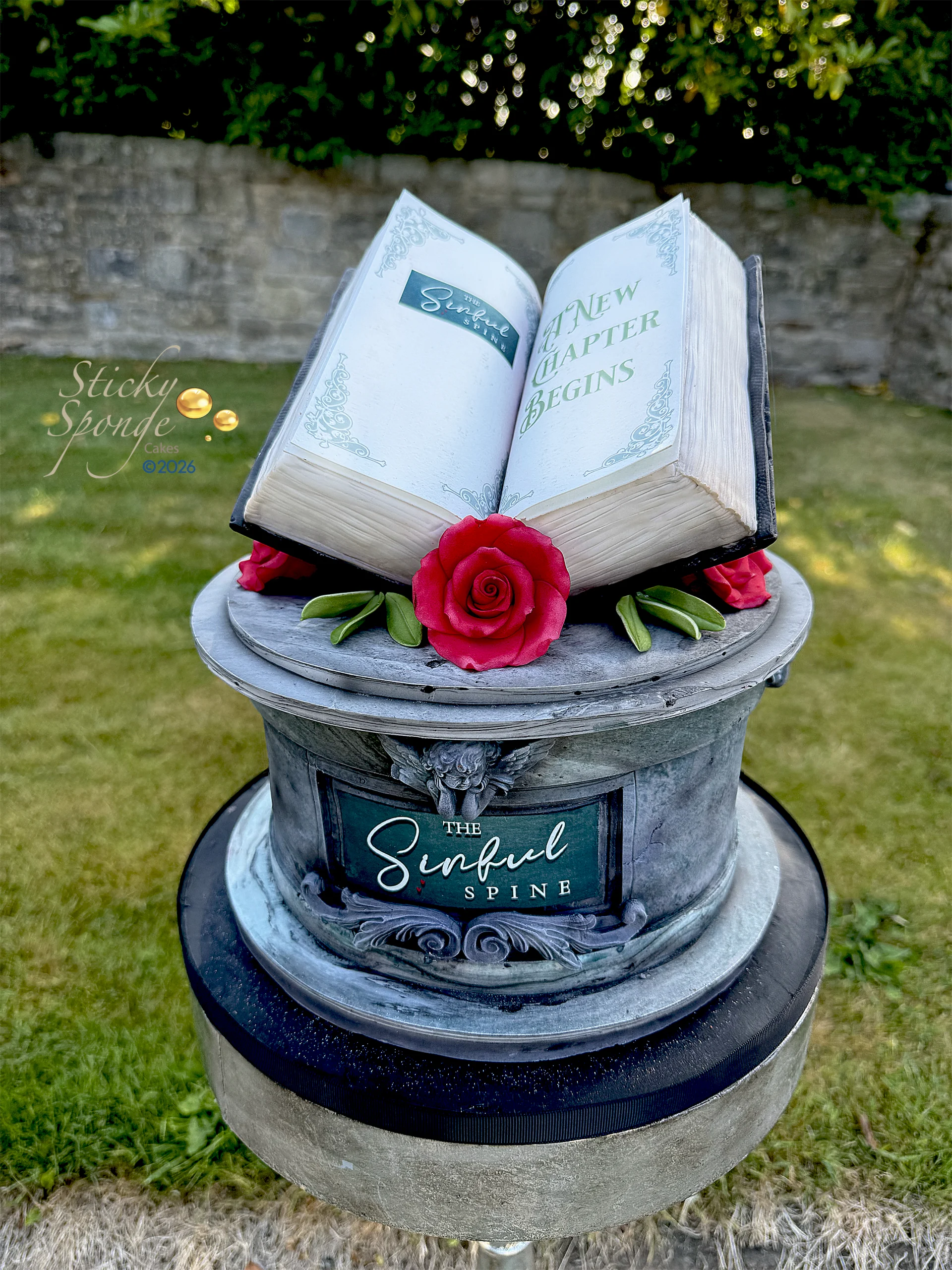 Sinful Spine cake 1